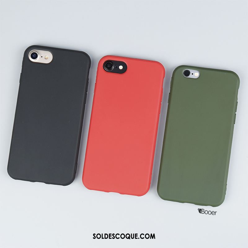 Coque iPhone 6 / 6s Fluide Doux Europe Vert Silicone Incassable Soldes