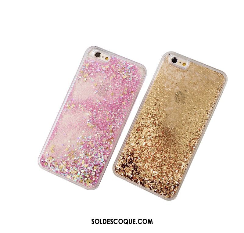 Coque iPhone 6 / 6s Plus Or Étui Protection Liquide Tendance Housse En Ligne