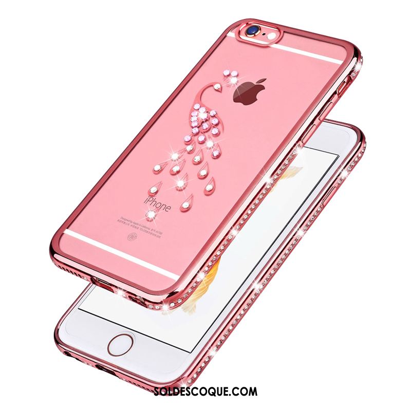 Coque iPhone 6 / 6s Tout Compris Strass Fluide Doux Incassable Élégant France