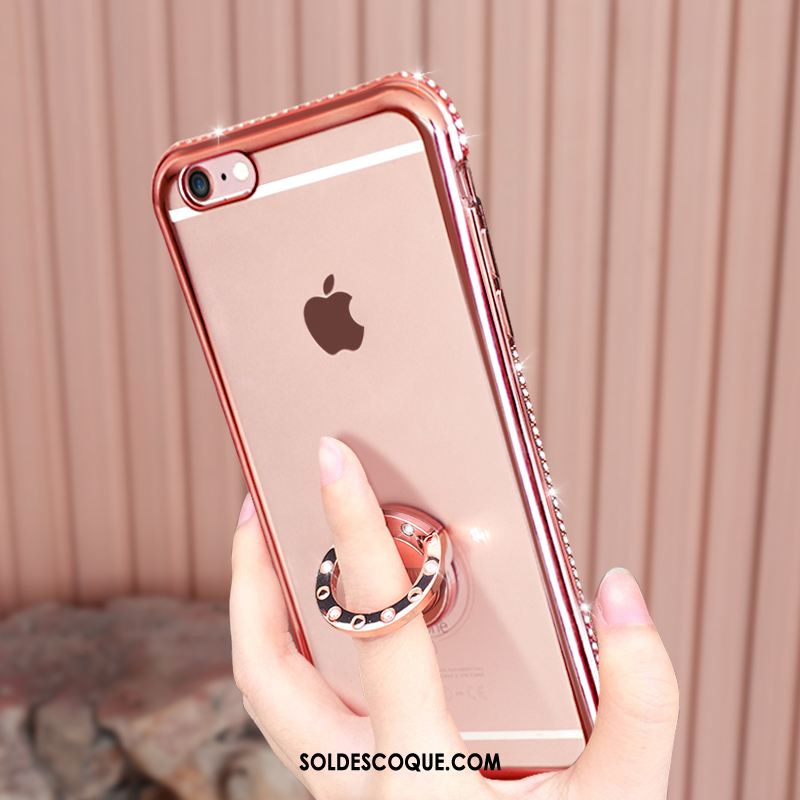Coque iPhone 6 / 6s Téléphone Portable Étui Support Transparent Incassable Pas Cher