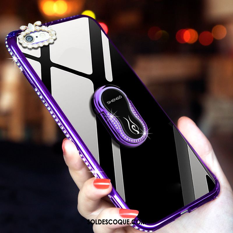 Coque iPhone 6 / 6s Violet Silicone Personnalité Très Mince Créatif Housse En Vente