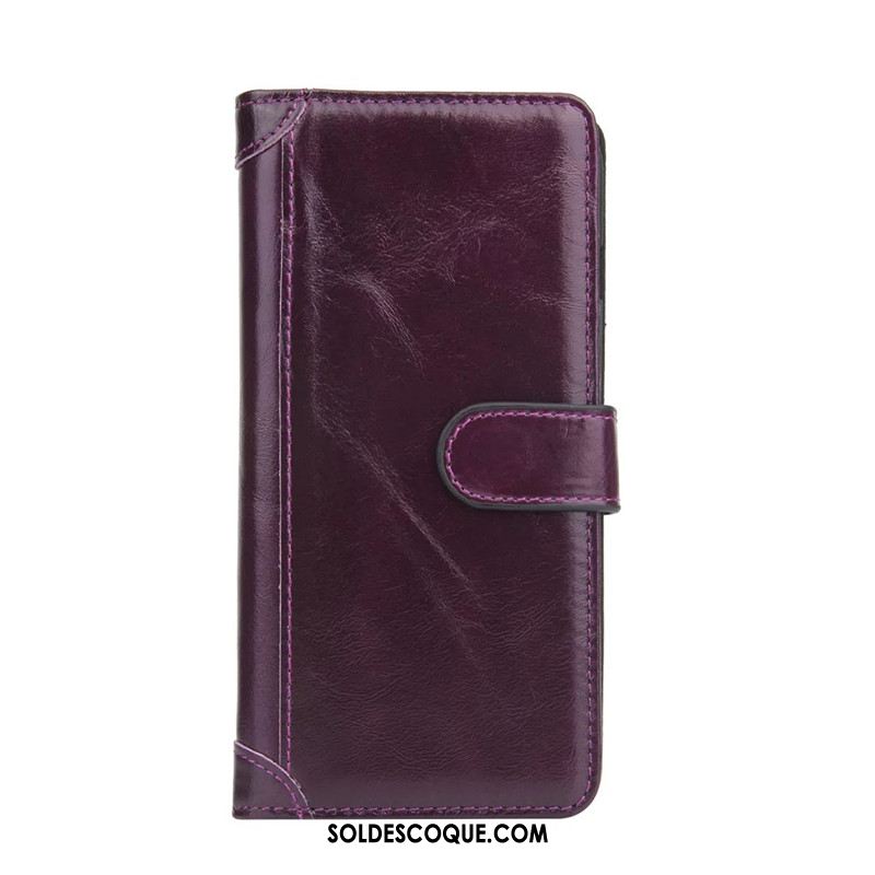 Coque iPhone 6 / 6s Étui Cuir Cuir Véritable Téléphone Portable Modèle Fleurie Housse Pas Cher