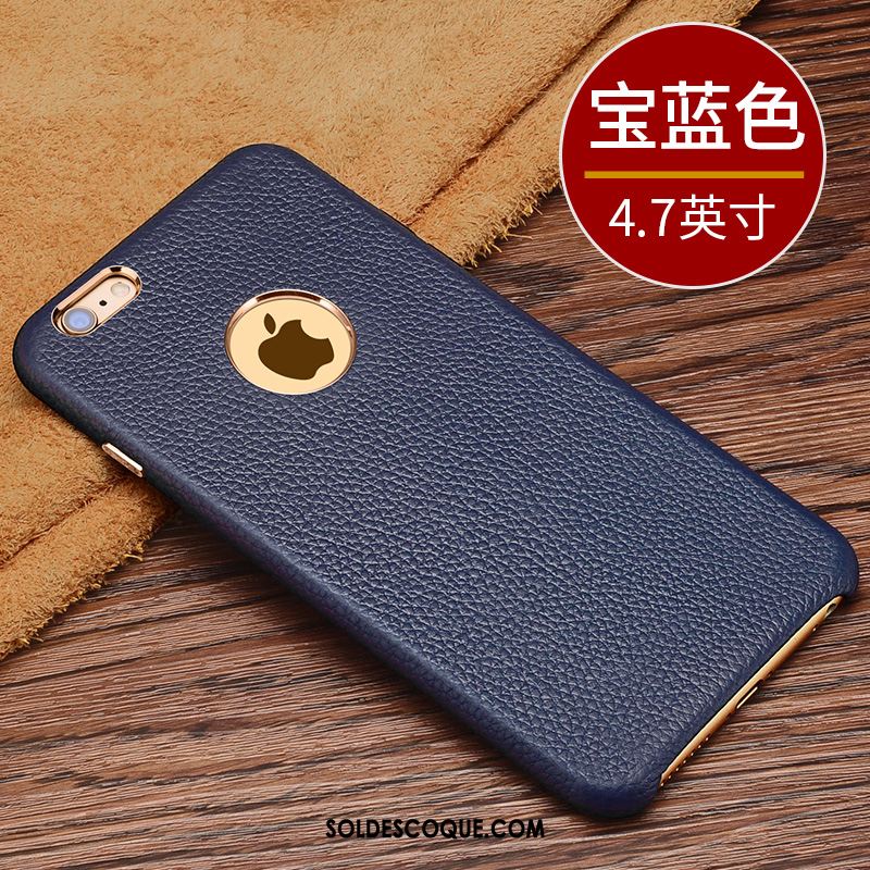 Coque iPhone 6 / 6s Étui En Cuir Business Nouveau Qualité Cuir Véritable Pas Cher