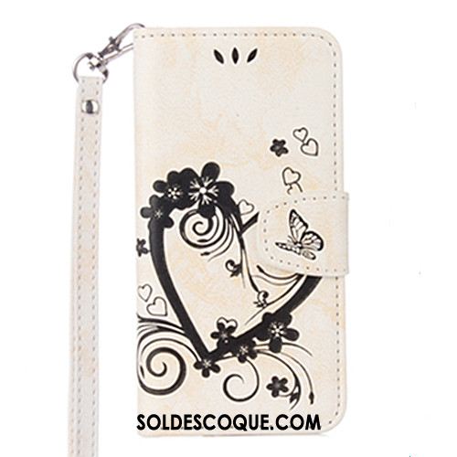 Coque iPhone 6 / 6s Étui En Cuir Téléphone Portable Tout Compris Incassable Blanc Housse Pas Cher