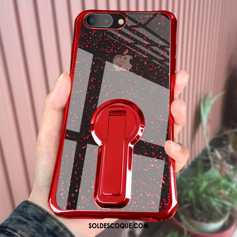 Coque iPhone 7 Plus Fluide Doux Marque De Tendance Incassable Rouge Ornements Suspendus Pas Cher