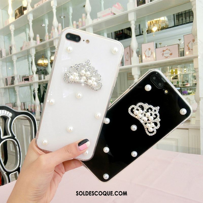 Coque iPhone 7 Plus Téléphone Portable Incassable Strass Tout Compris Personnalité Housse Pas Cher