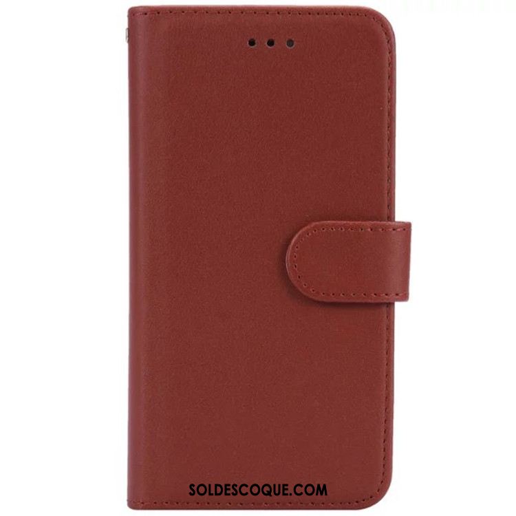 Coque iPhone 7 Plus Étui En Cuir Portefeuille Téléphone Portable Clamshell Carte En Ligne