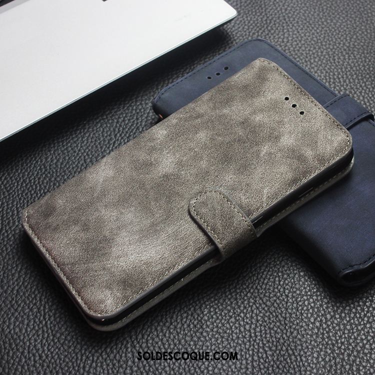 Coque iPhone 7 Plus Étui En Cuir Silicone Business Incassable Cuir Véritable En Vente