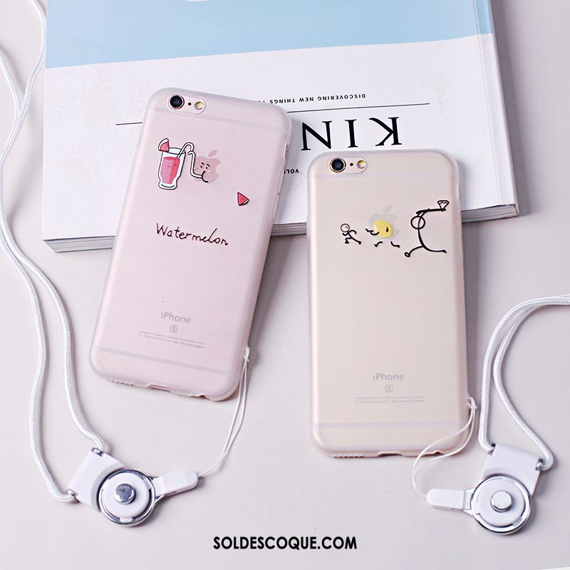 Coque iPhone 7 Silicone Transparent Ornements Suspendus Tout Compris Fluide Doux En Ligne