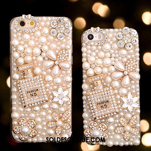 Coque iPhone 7 Tendance Créatif Téléphone Portable Perle Strass Pas Cher