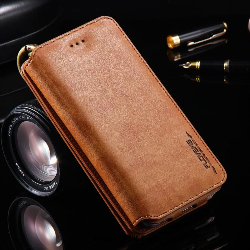 Coque iPhone 8 Plus Étui En Cuir Carte Protection Portefeuille Téléphone Portable En Ligne