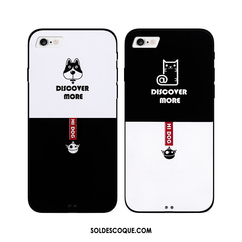 Coque iPhone 8 Tout Compris Chat Personnalité Amoureux Fluide Doux Pas Cher