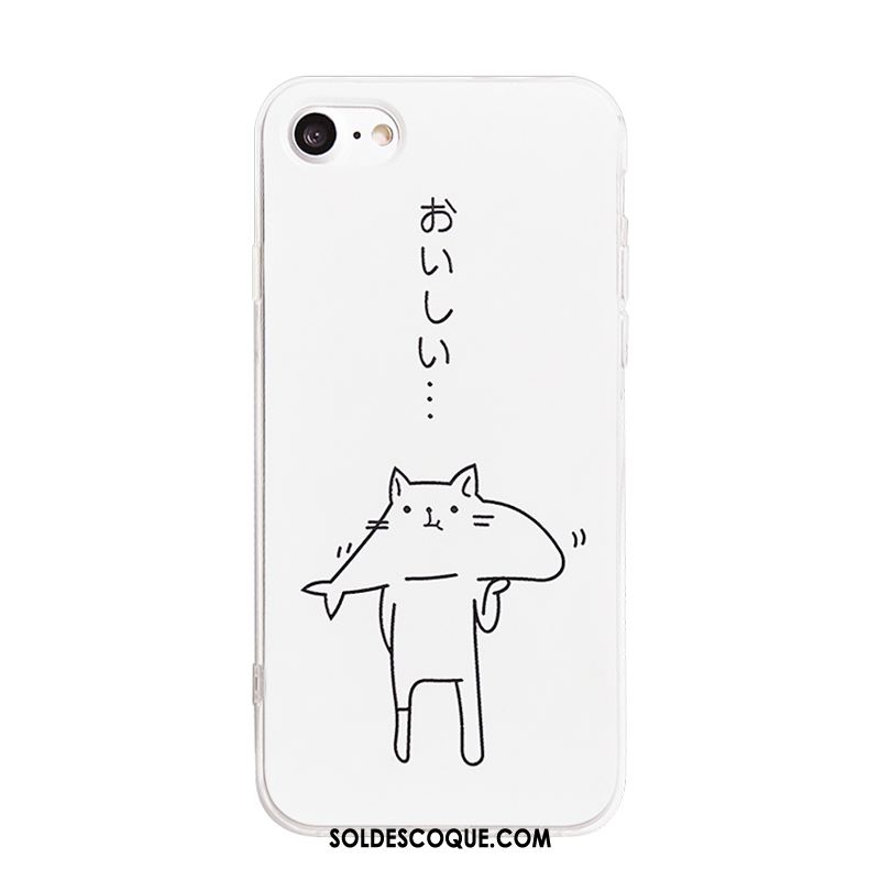 Coque iPhone 8 Tout Compris Ornements Suspendus Silicone Étui Chat France