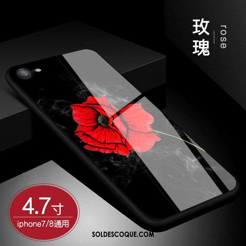 Coque iPhone 8 Verre Tout Compris Incassable Noir Nouveau En Vente