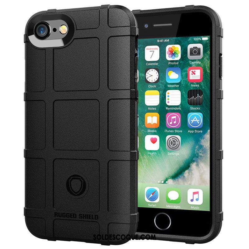 Coque iPhone Se 2020 Incassable Tout Compris Téléphone Portable Noir Créatif En Vente