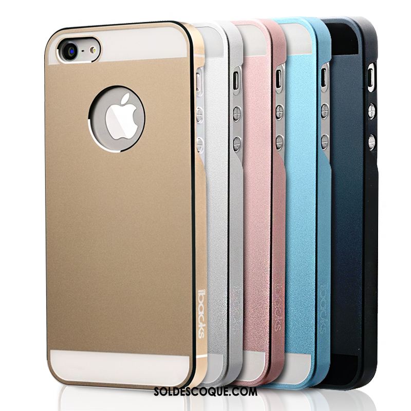 Coque iPhone Se Difficile Très Mince Métal Étui Téléphone Portable En Vente