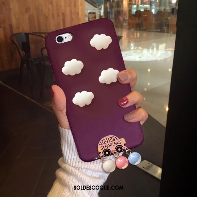 Coque iPhone Se Tout Compris Silicone Violet Incassable Couvercle Arrière En Ligne