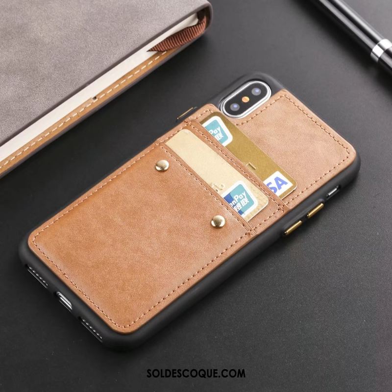 Coque iPhone X Créatif Protection Fluide Doux Personnalité Téléphone Portable Housse Soldes