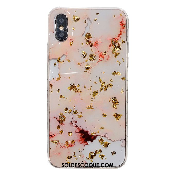 Coque iPhone X Tout Compris Rose Grand Silicone Téléphone Portable France