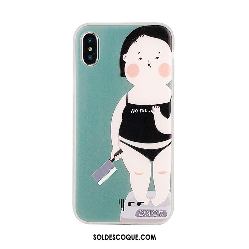 Coque iPhone X Étui Incassable Charmant Silicone Tout Compris Soldes