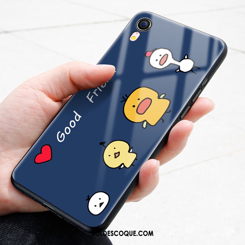 Coque iPhone Xr Marque De Tendance Créatif Dessin Animé Incassable Bleu En Ligne