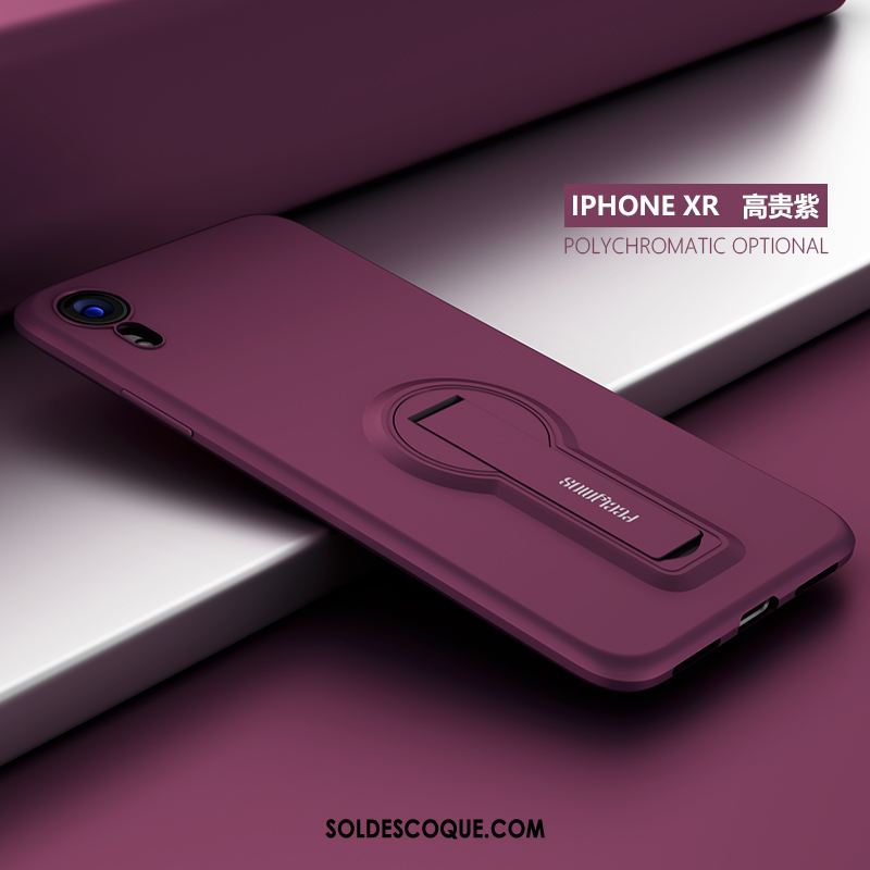 Coque iPhone Xr Tout Compris Nouveau Silicone Personnalité Délavé En Daim Housse En Ligne