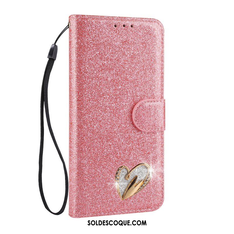 Coque iPhone Xr Étui En Cuir Rose Incassable Protection Téléphone Portable En Vente