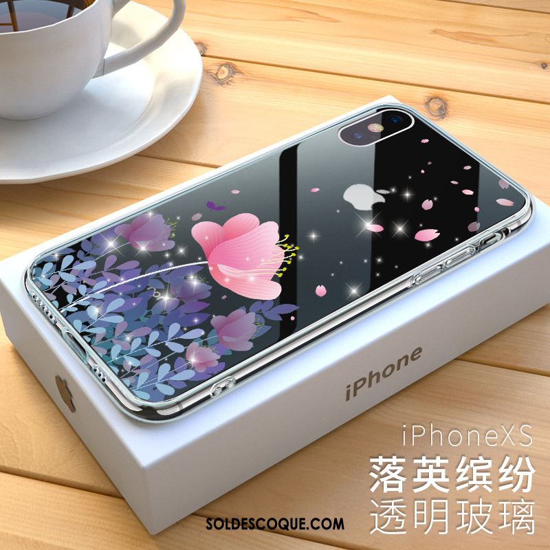 Coque iPhone Xs Marque De Tendance Étui Nouveau Créatif Téléphone Portable Housse Pas Cher