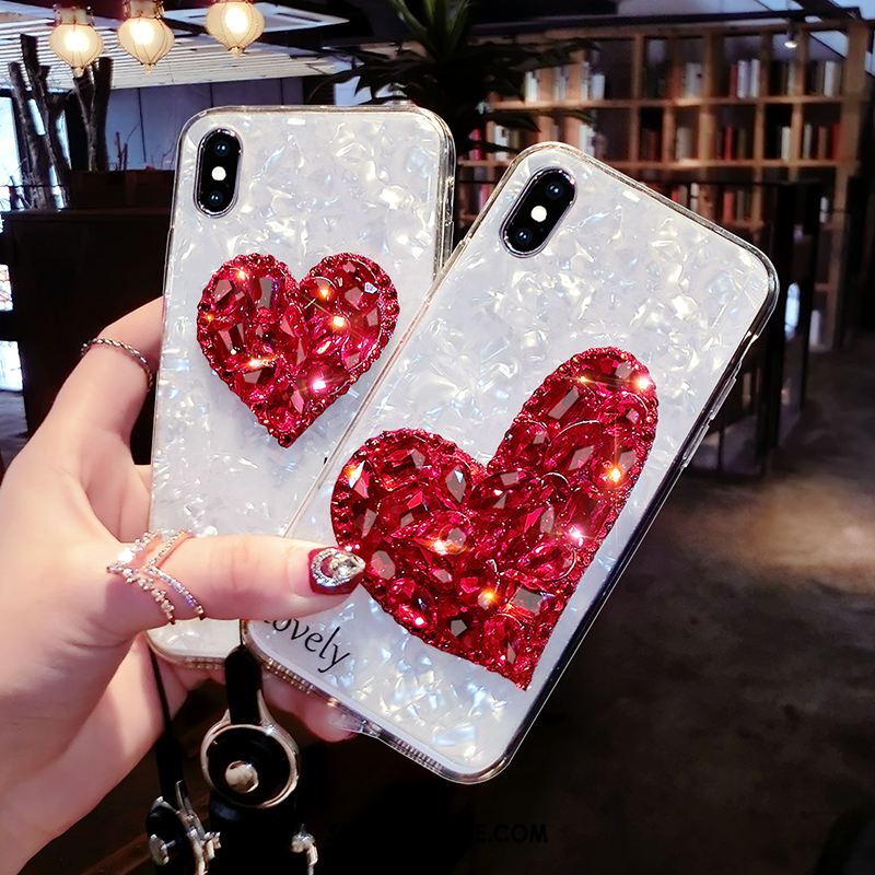 Coque iPhone Xs Max Coquille Tout Compris Nouveau Ornements Suspendus Étui Soldes