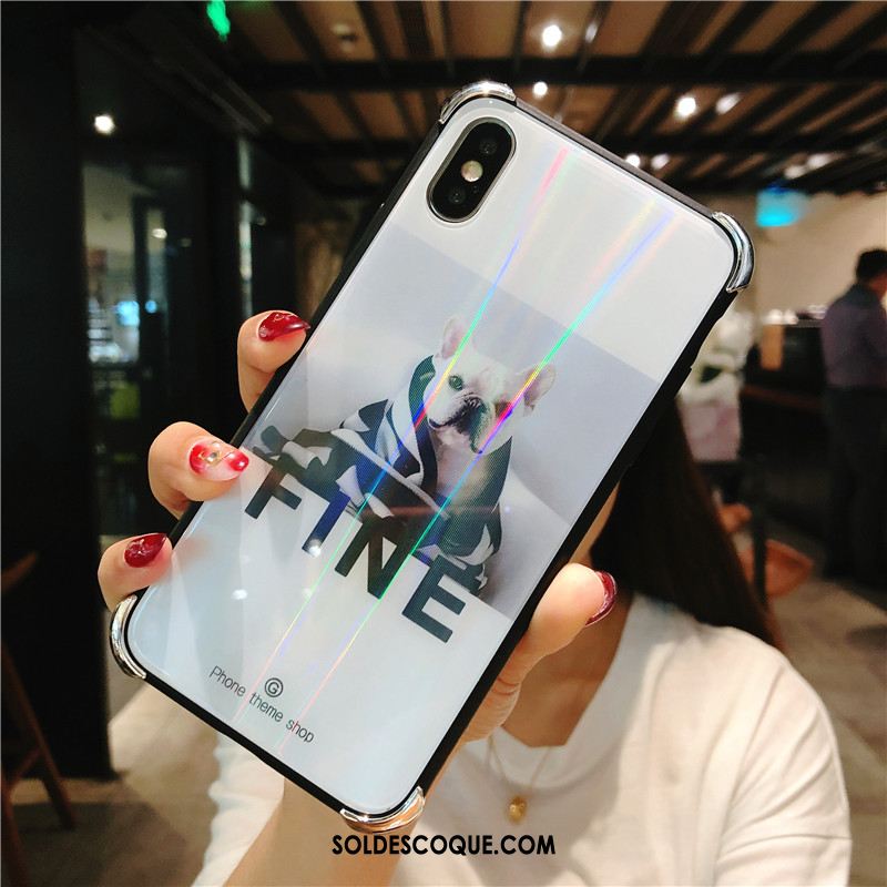 Coque iPhone Xs Max Incassable Marque De Tendance Coloré Tout Compris Personnalité En Vente