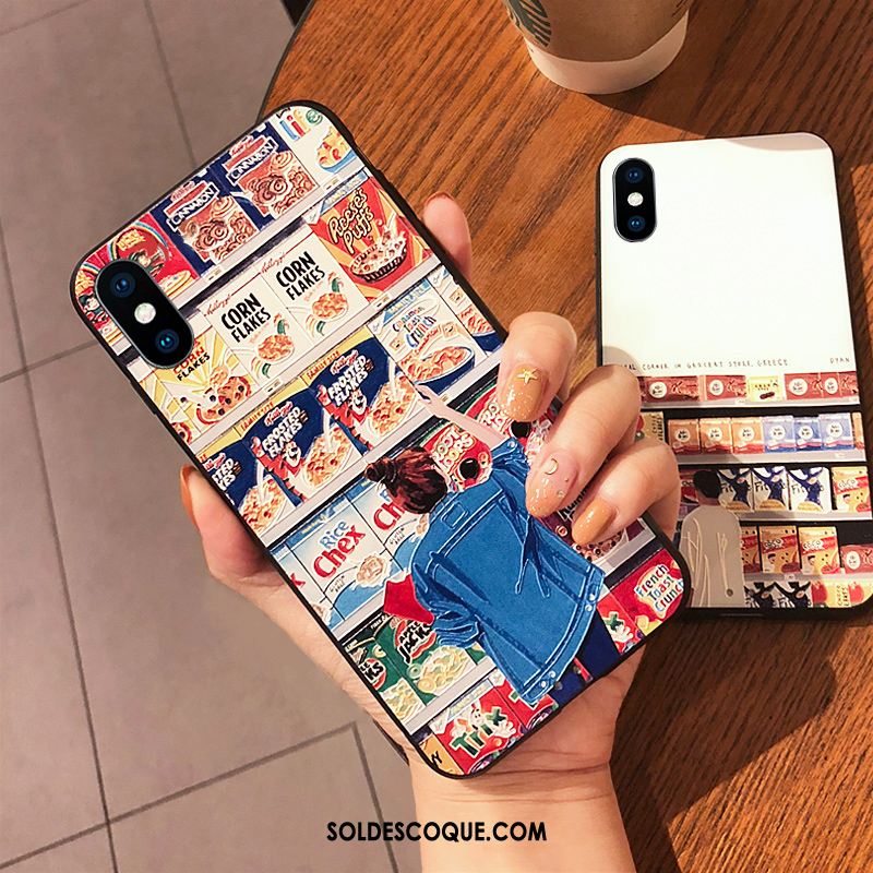 Coque iPhone Xs Max Ornements Suspendus Nouveau Protection Fluide Doux Incassable Pas Cher