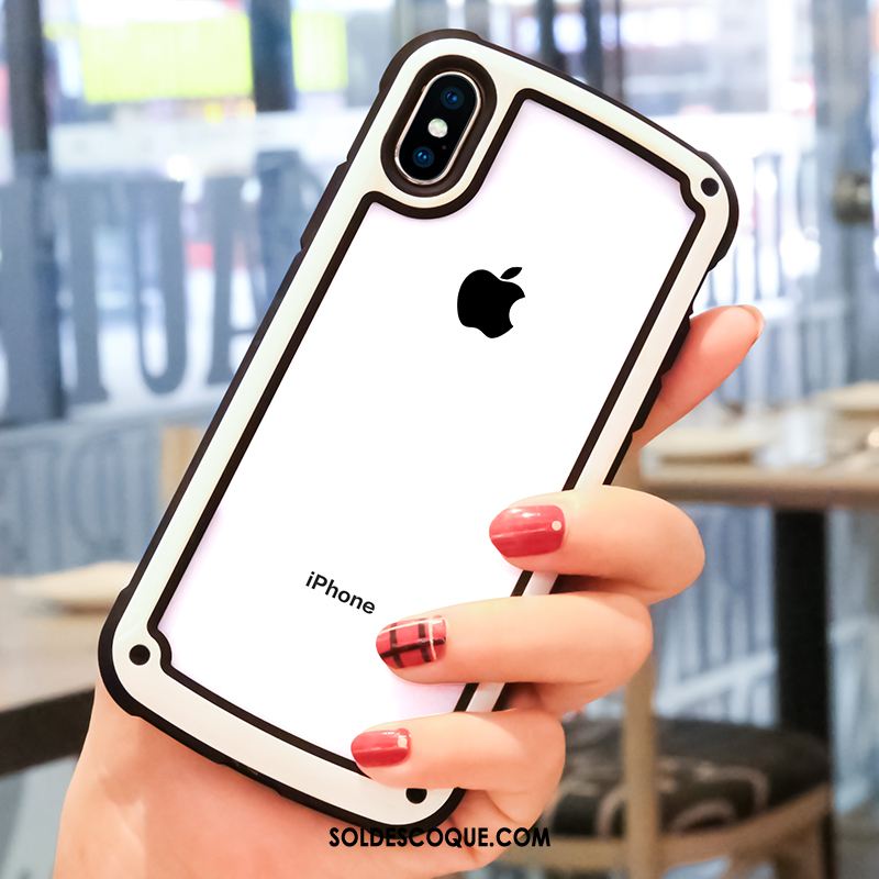 Coque iPhone Xs Max Protection Incassable Étui Marque De Tendance Fluide Doux Housse En Ligne