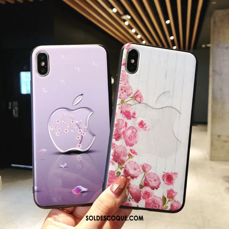 Coque iPhone Xs Max Silicone Incassable Téléphone Portable Nouveau Personnalité Soldes