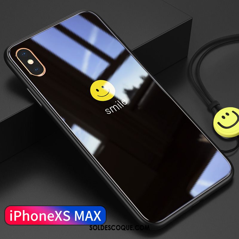 Coque iPhone Xs Max Souriant Ornements Suspendus Nouveau Tout Compris Amoureux Soldes