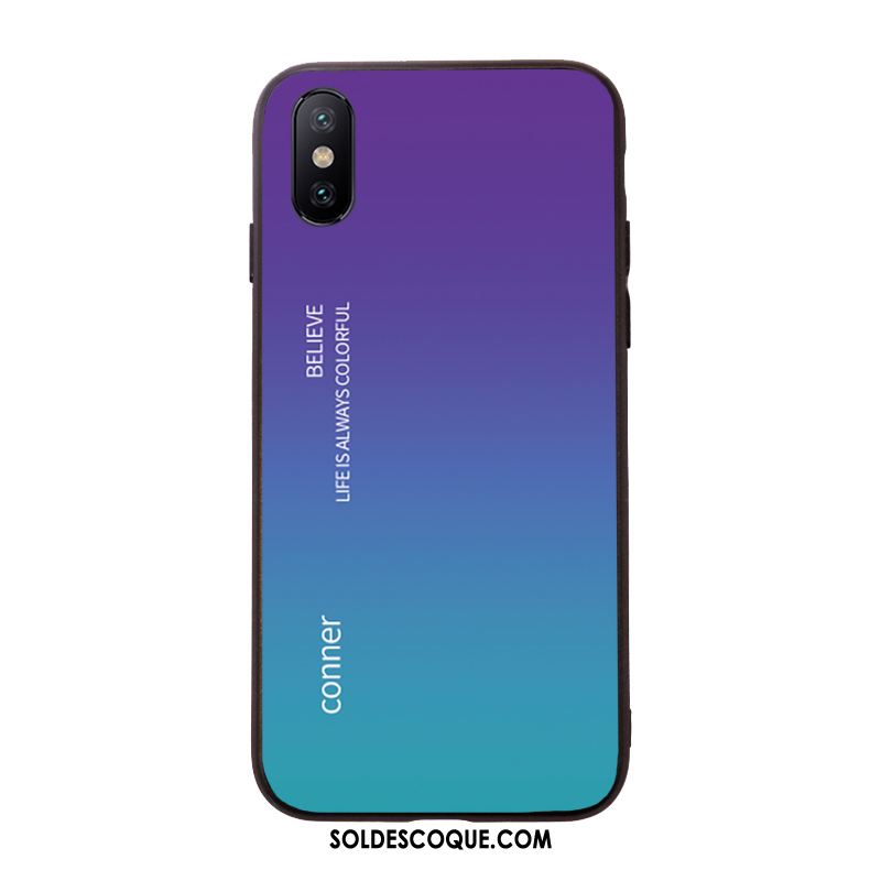 Coque iPhone Xs Max Tout Compris Verre Téléphone Portable Rouge Étui France