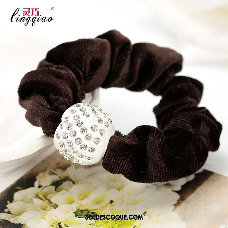 Fleur De Tête Femme Accessoires Fleur Corde Tête Flanelle Élastique En Ligne