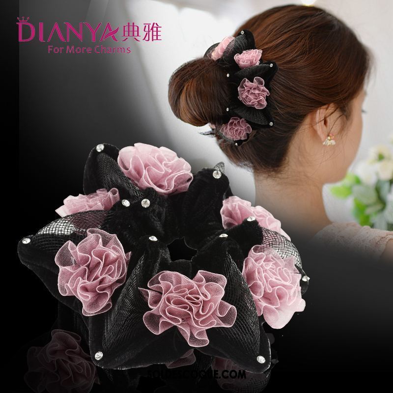 Fleur De Tête Femme Accessoires Réseau Fleurs Cercle Des Cheveux Bourgeon Pas Cher