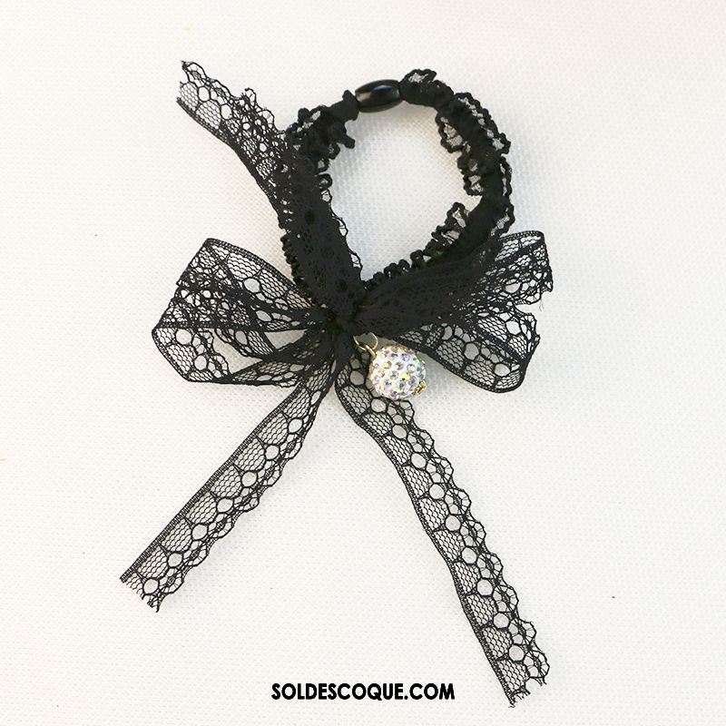 Fleur De Tête Femme Corde Tête Pierres De Strass Noir Couvre-chefs Dentelle Soldes