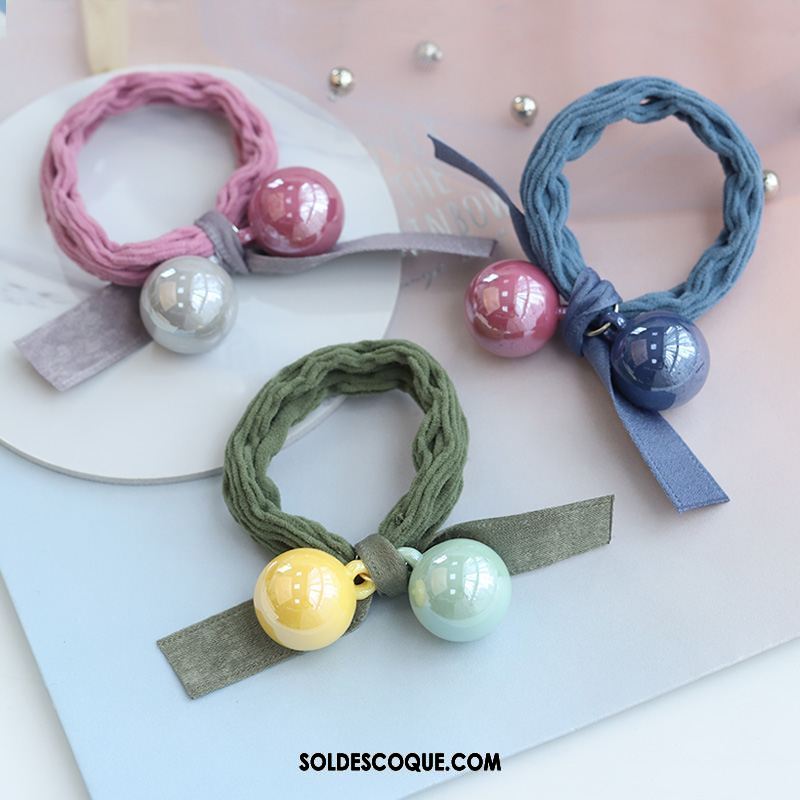 Fleur De Tête Femme Simple Cheveux Cravate Bracelet Élasticité Couvre-chefs Pas Cher