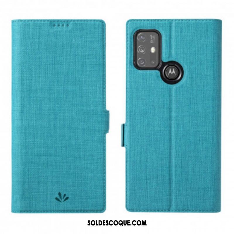 Flip Cover Moto G30 / Moto G10 Texturée VILI DMK