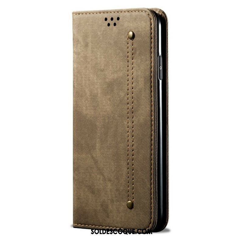 Flip Cover OnePlus Nord 2 5G Simili Cuir Texture Jeans