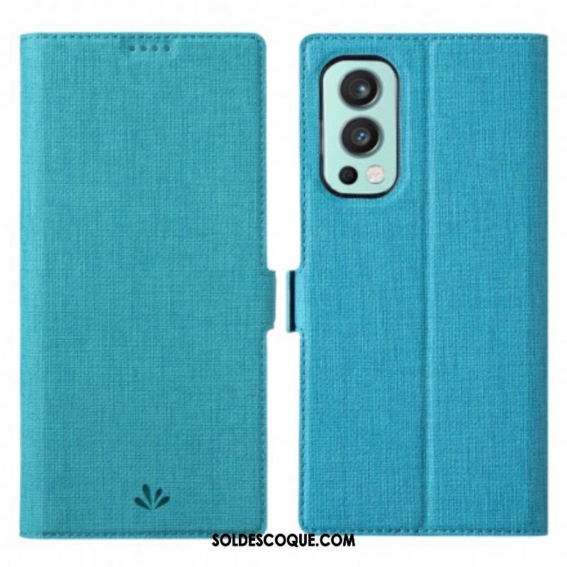 Flip Cover OnePlus Nord 2 5G Texturée VILI DMX