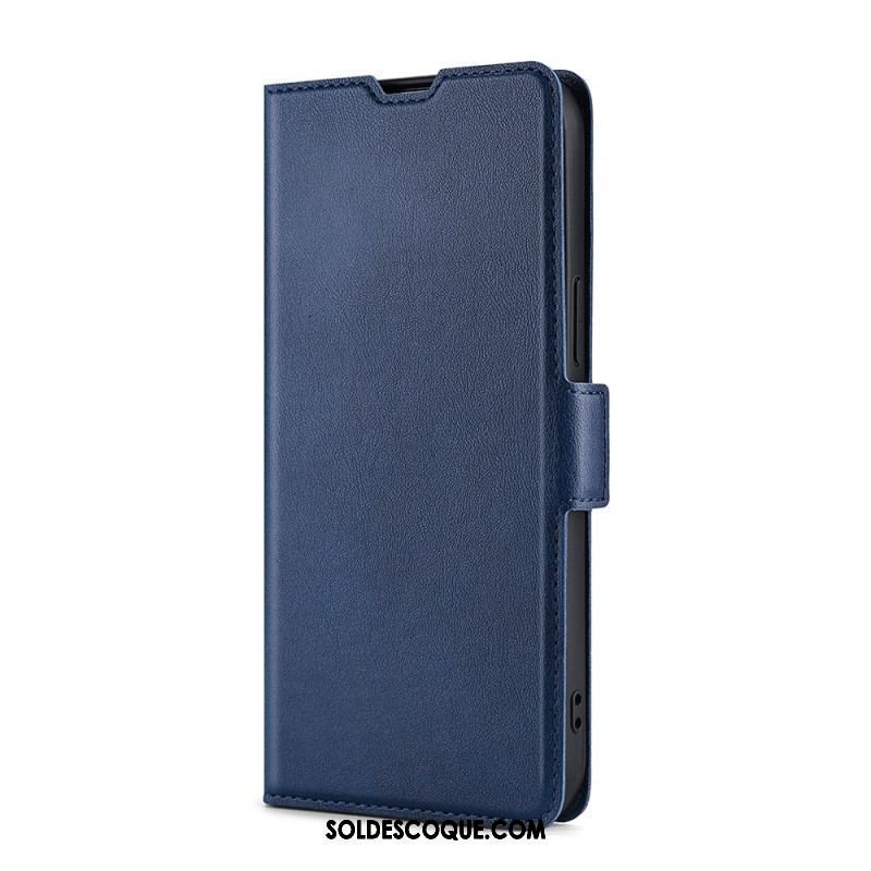 Flip Cover Oppo Find X5 Pro Effet Cuir