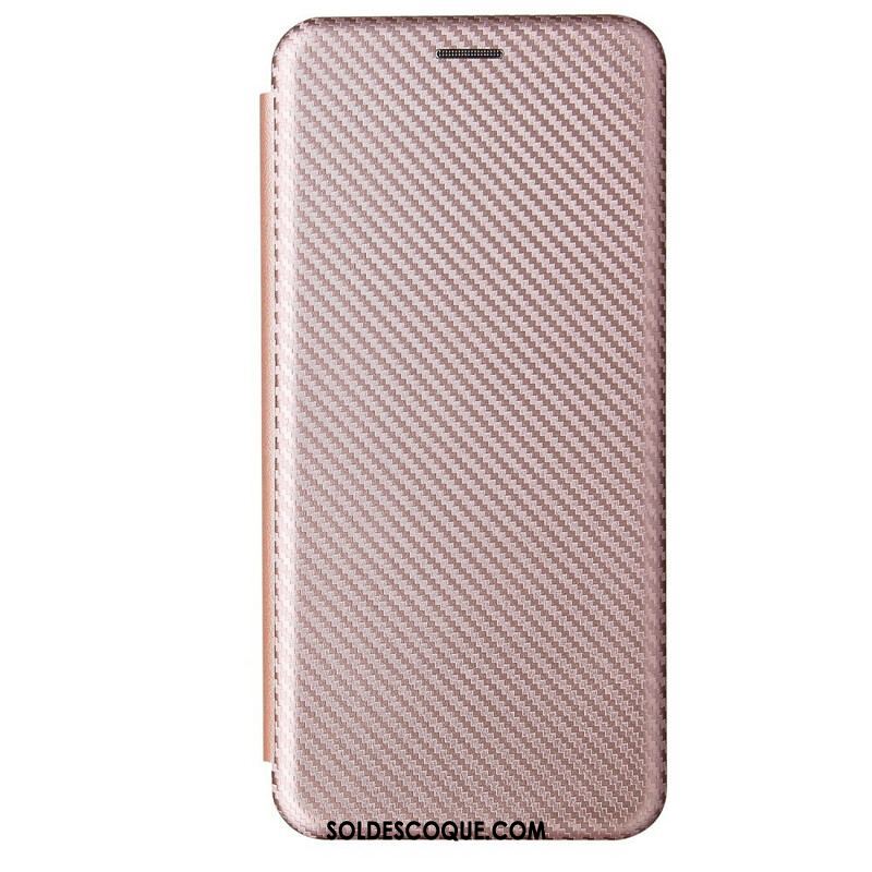 Flip Cover Samsung Galaxy A12 / M12 /Fibre Carbone