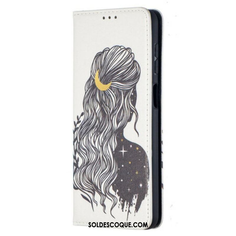 Flip Cover Samsung Galaxy A12 / M12 Jolie Chevelure