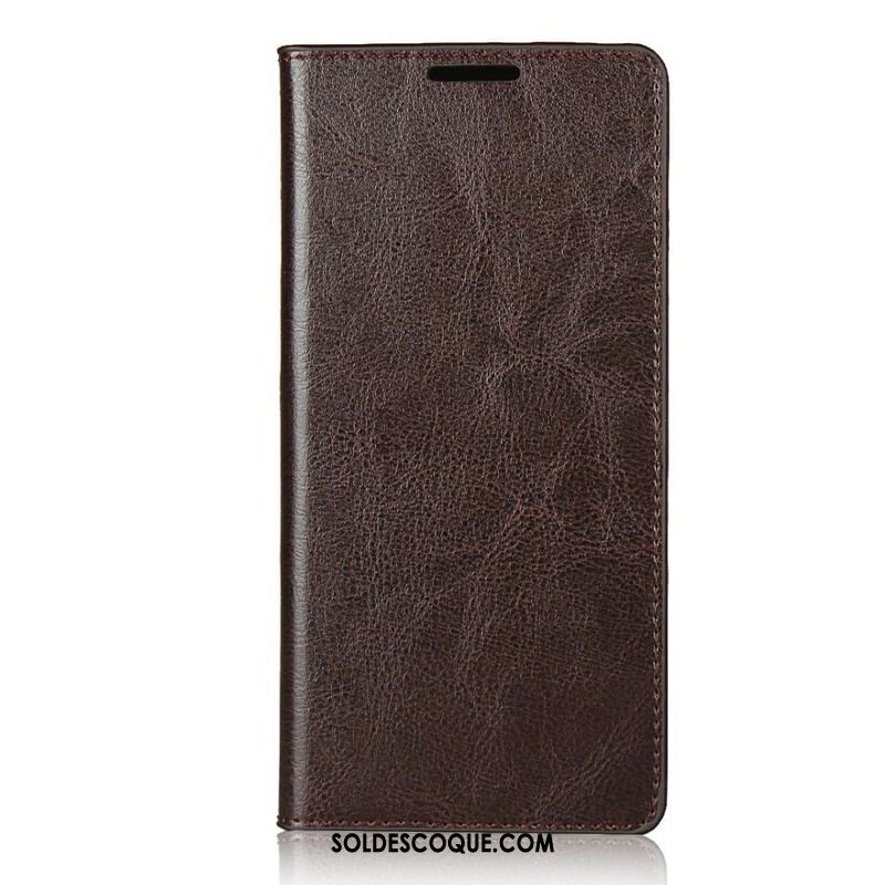 Flip Cover Samsung Galaxy A51 5G Cuir Véritable