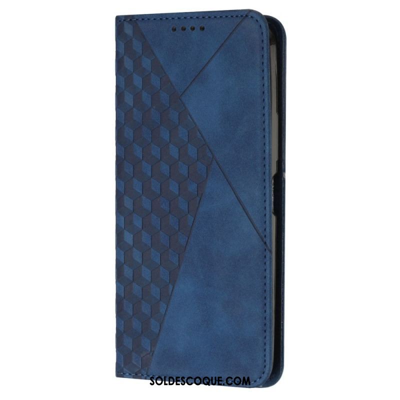 Flip Cover Samsung Galaxy A54 5G Style Cuir Motif 3D