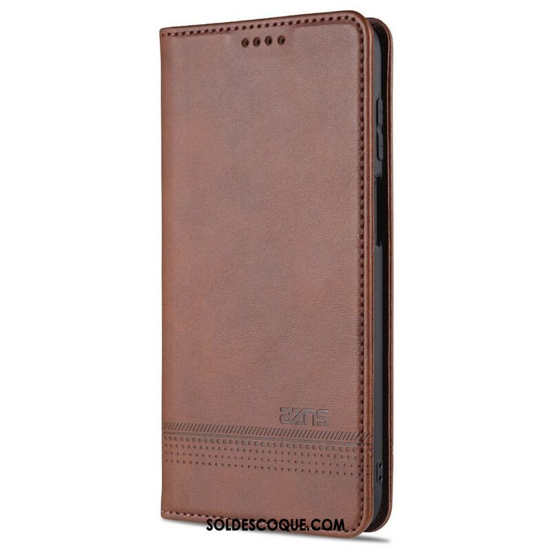 Flip Cover Samsung Galaxy M51 Style Cuir AZNS