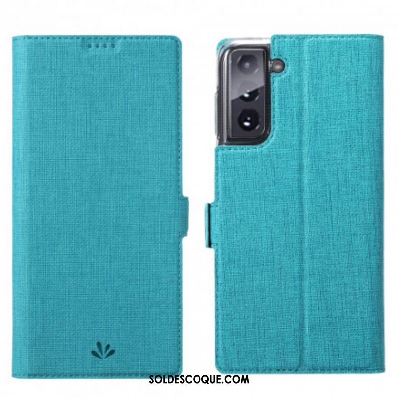 Flip Cover Samsung Galaxy S21 5G Texturée VILI DMX