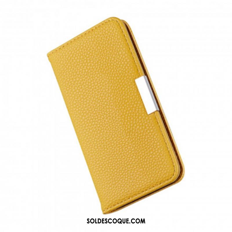 Flip Cover Samsung Galaxy S21 Plus 5G Simili Cuir Litchi Ultra Chic